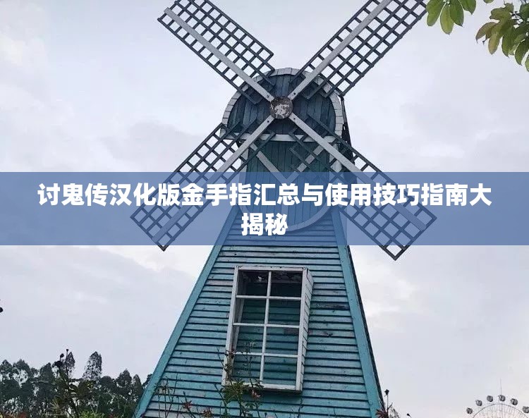 讨鬼传汉化版金手指汇总与使用技巧指南大揭秘