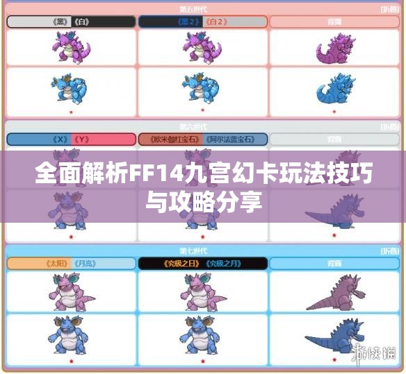 全面解析FF14九宫幻卡玩法技巧与攻略分享