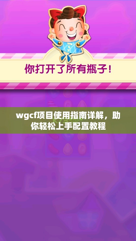 wgcf项目使用指南详解，助你轻松上手配置教程