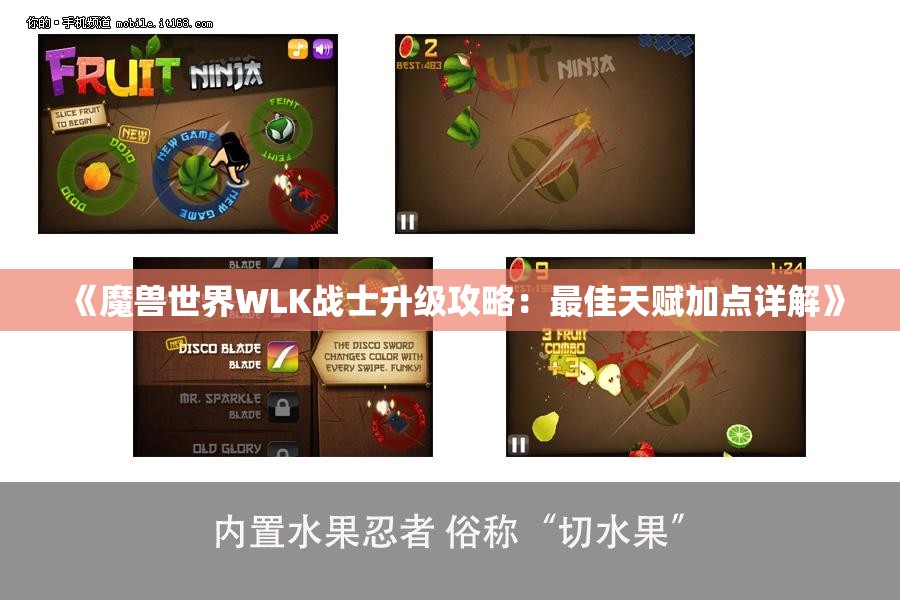 《魔兽世界WLK战士升级攻略：最佳天赋加点详解》