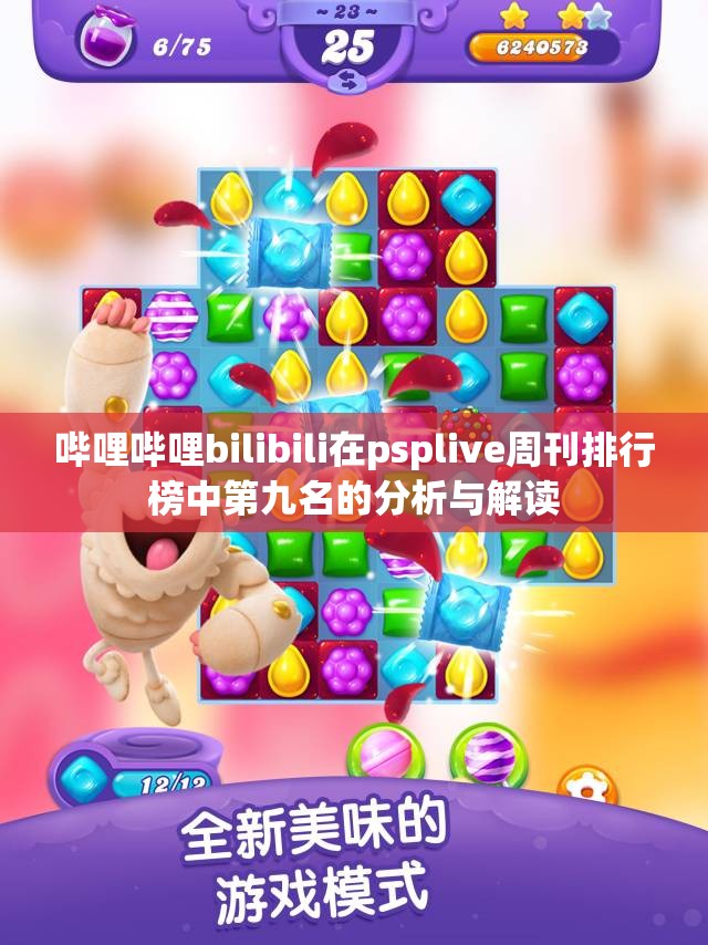 哔哩哔哩bilibili在psplive周刊排行榜中第九名的分析与解读