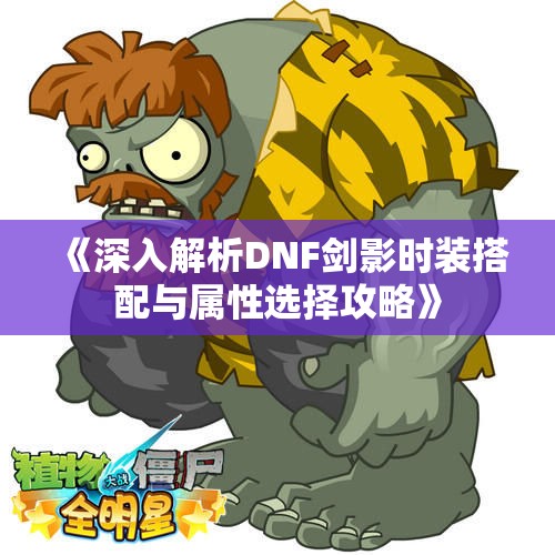 《深入解析DNF剑影时装搭配与属性选择攻略》