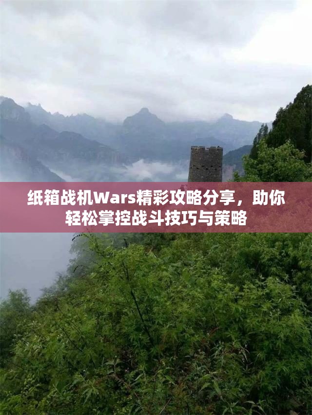 纸箱战机Wars精彩攻略分享，助你轻松掌控战斗技巧与策略