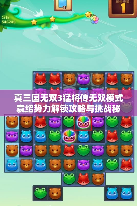 真三国无双3猛将传无双模式袁绍势力解锁攻略与挑战秘籍