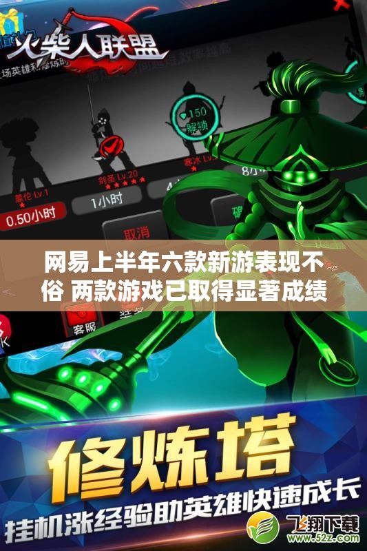 网易上半年六款新游表现不俗 两款游戏已取得显著成绩