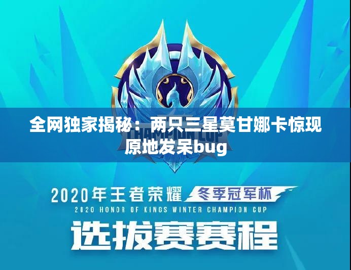 全网独家揭秘：两只三星莫甘娜卡惊现原地发呆bug